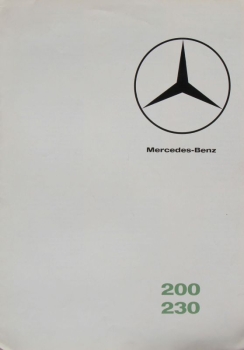 Mercedes-Benz 200 230 Modelprogram 1965 Carbrochure (3246)